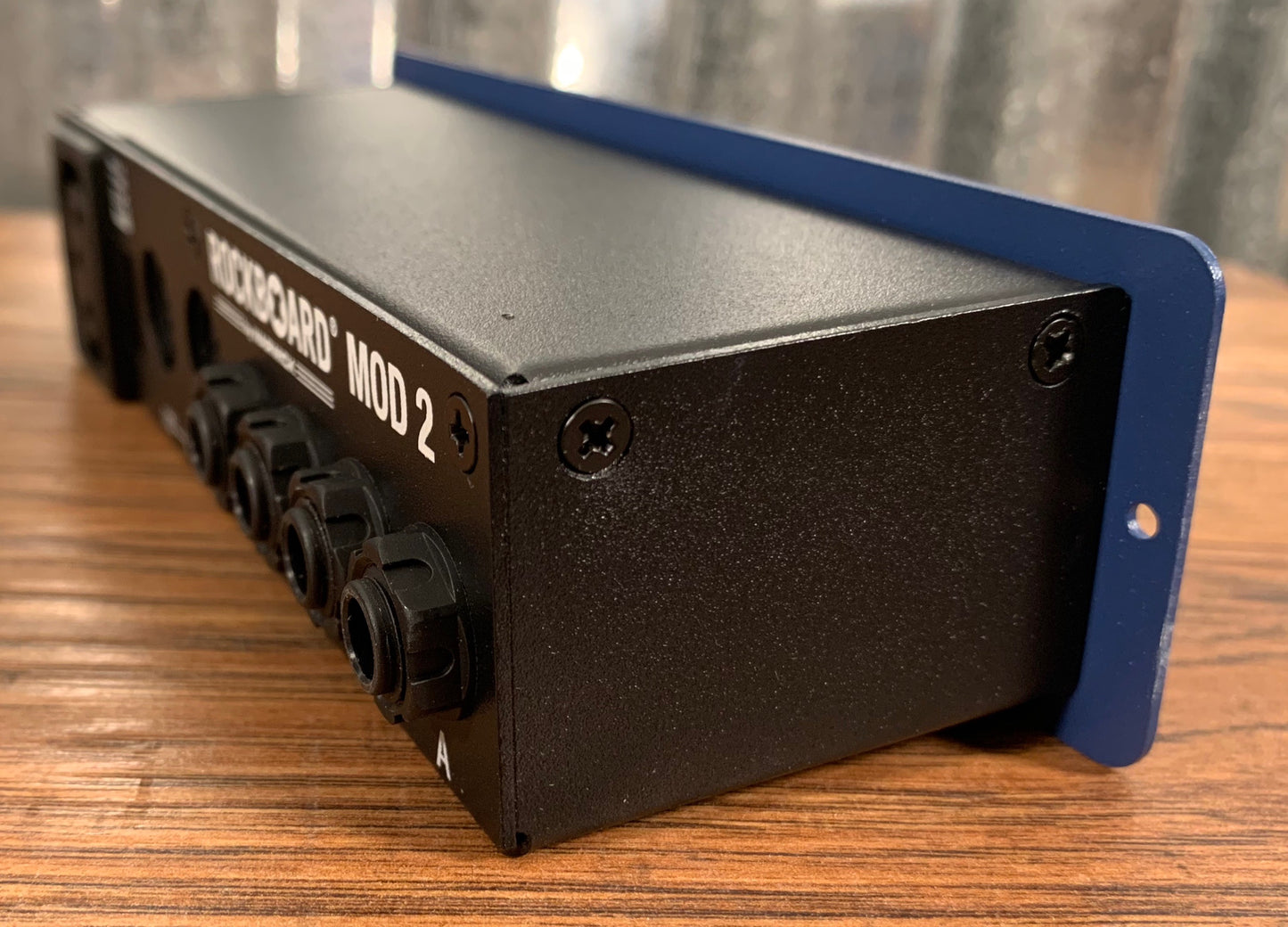 Warwick Rockboard MOD 2 Blue TRS Midi USB Guitar Effect Pedalboard Patchbay Module