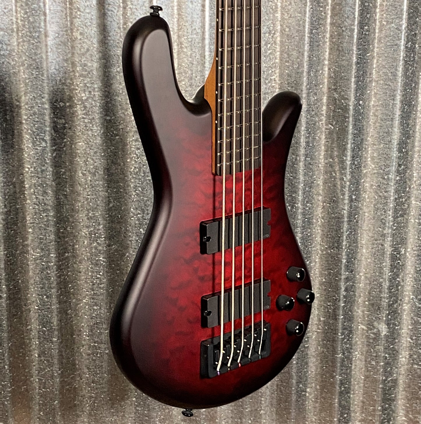 Spector NS Pulse II 5 String Bass Black Cherry Matte NSPULSE5BCM #1415