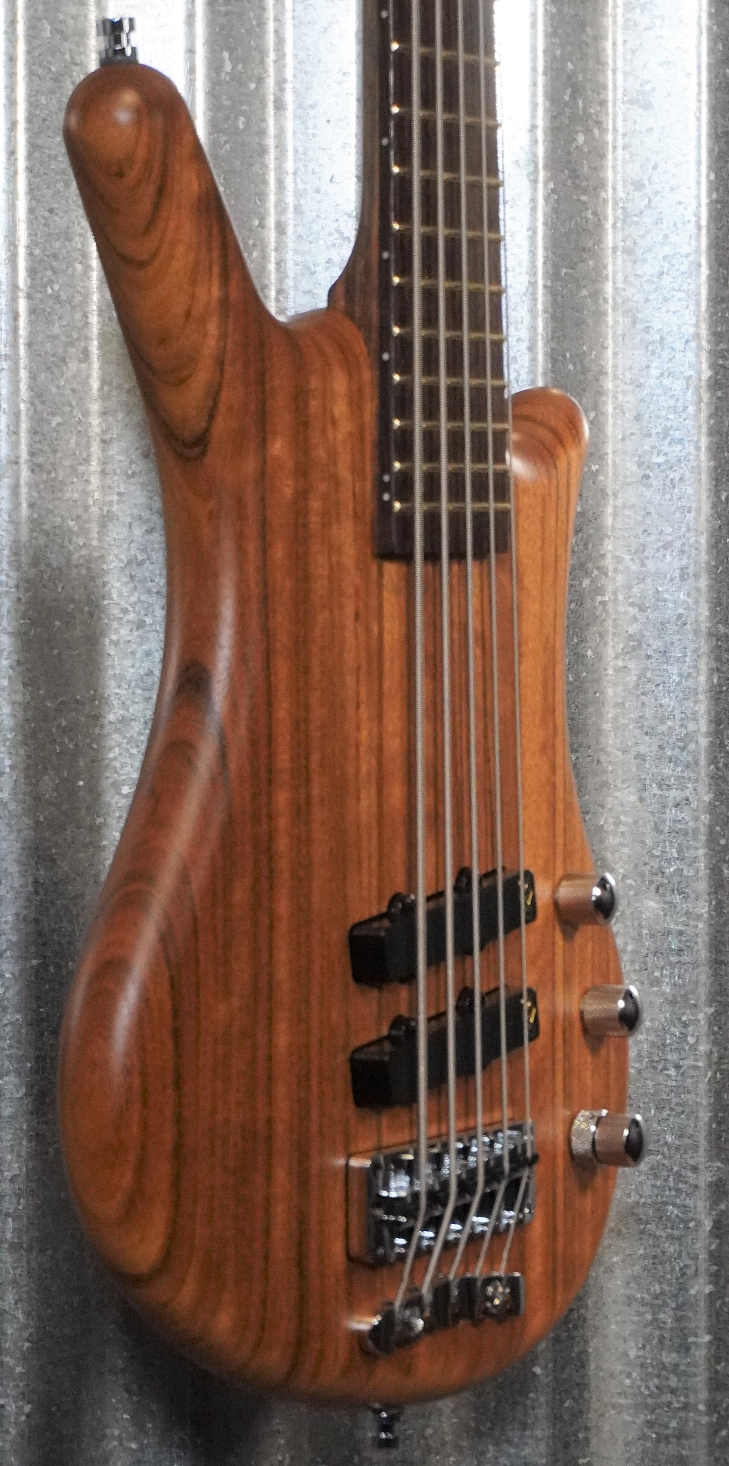 Warwick German Pro Series Thumb Bolt-On 5 String Natural Bass & Gig Bag #4722