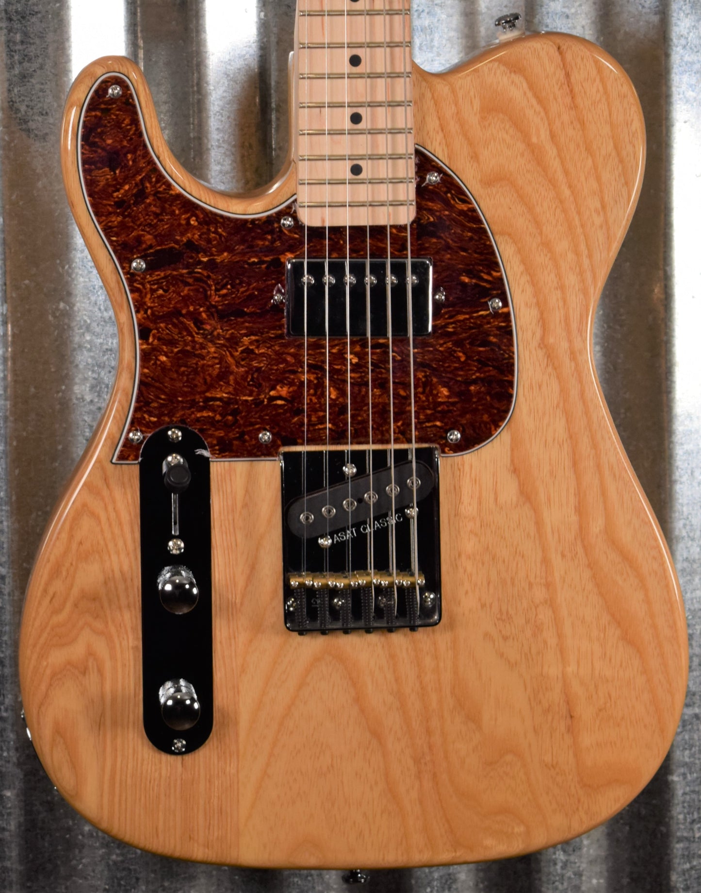 G&L Tribute ASAT Classic Bluesboy Natural Gloss Guitar Left Hand #2979 Demo