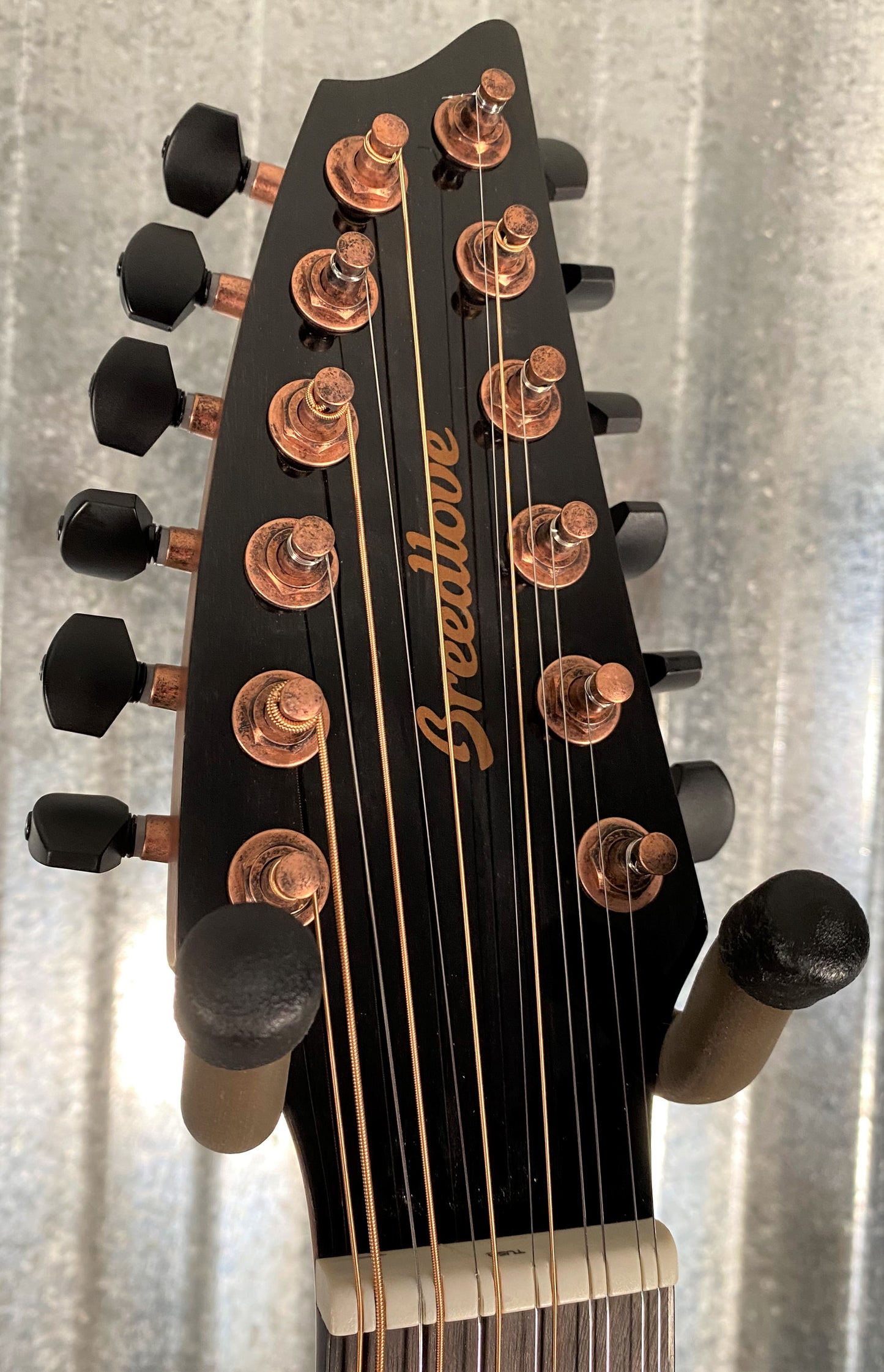 Breedlove Pursuit Exotic S Concert CE Amber 12 String Myrtlewood Acoustic Electric Guitar #5255