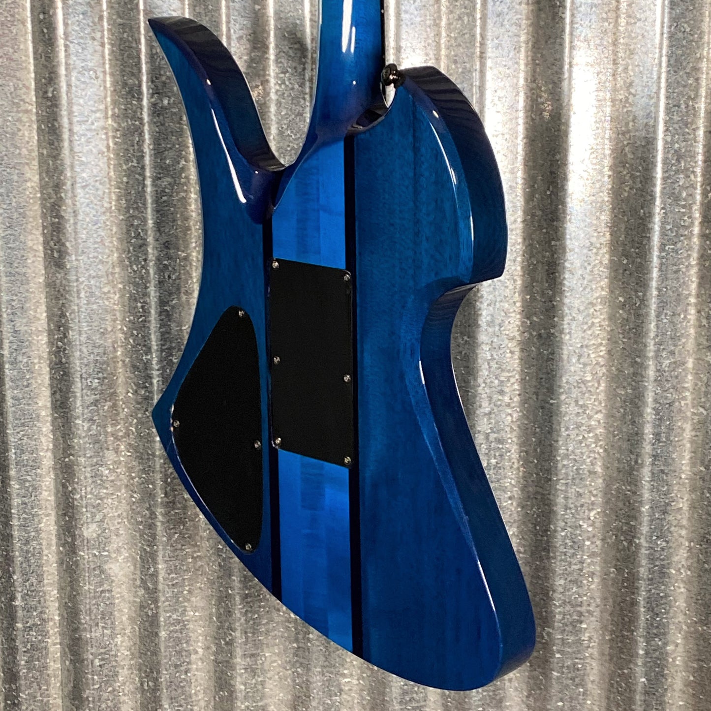 BC Rich Mockingbird ST Korea Trans Blue Quilt Flame Maple Guitar #0041 Used