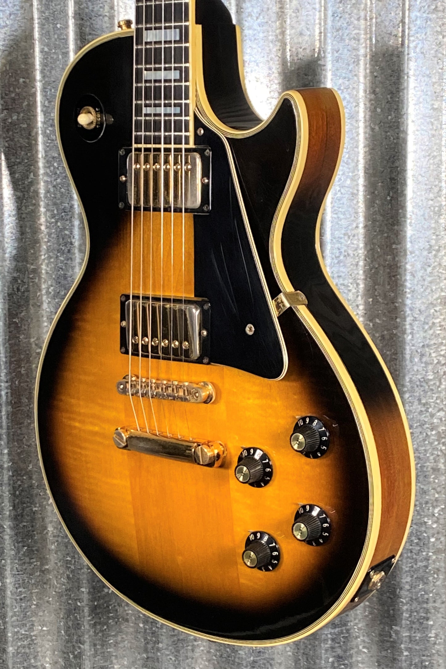 Gibson USA 1975 20th Anniversary Les Paul Custom Tobacco Sunburst Guitar & Case #3743 Used