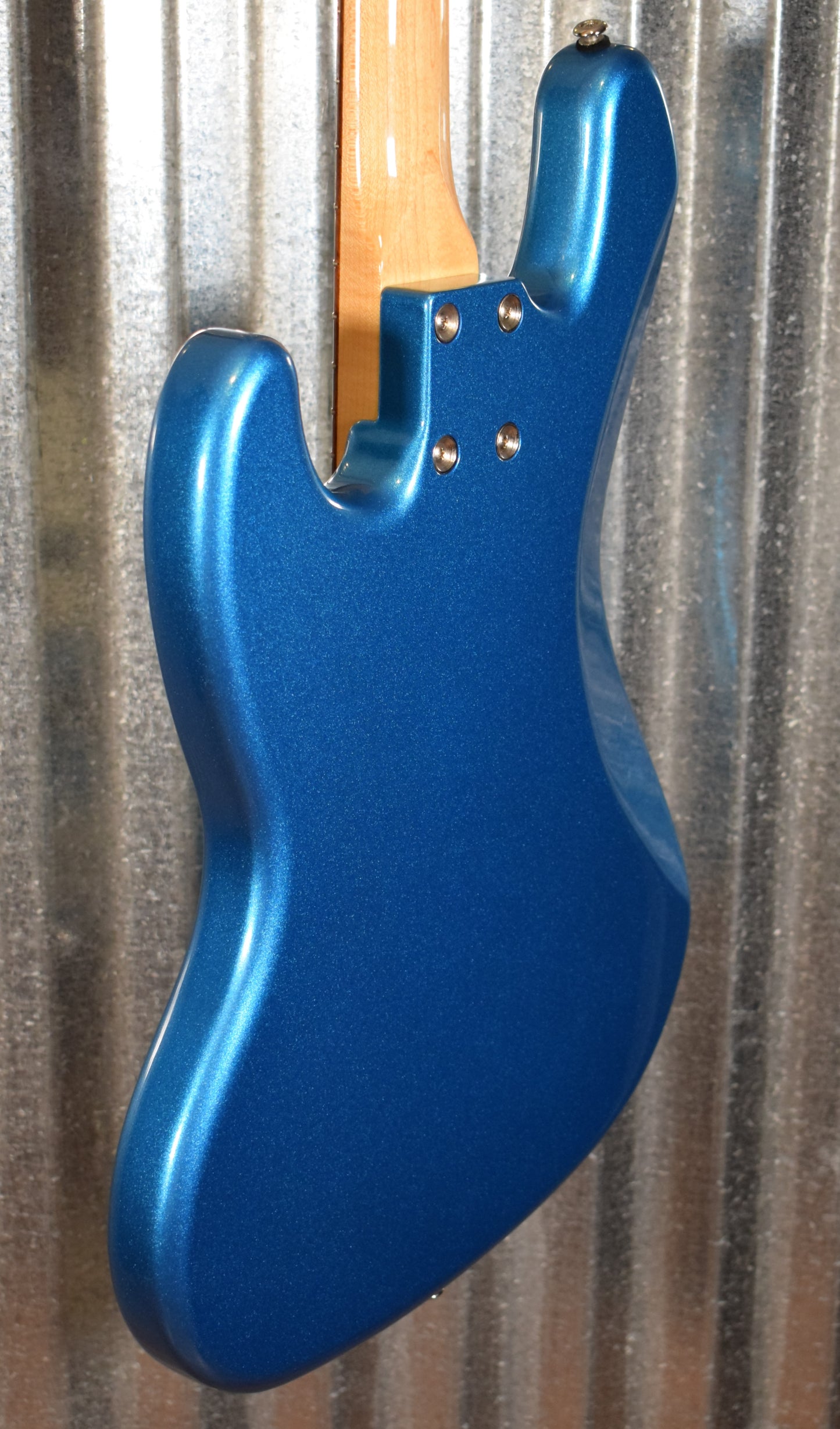 G&L USA Fullerton Deluxe JB 4 String Jazz Bass Lake Placid Blue & Case #7010
