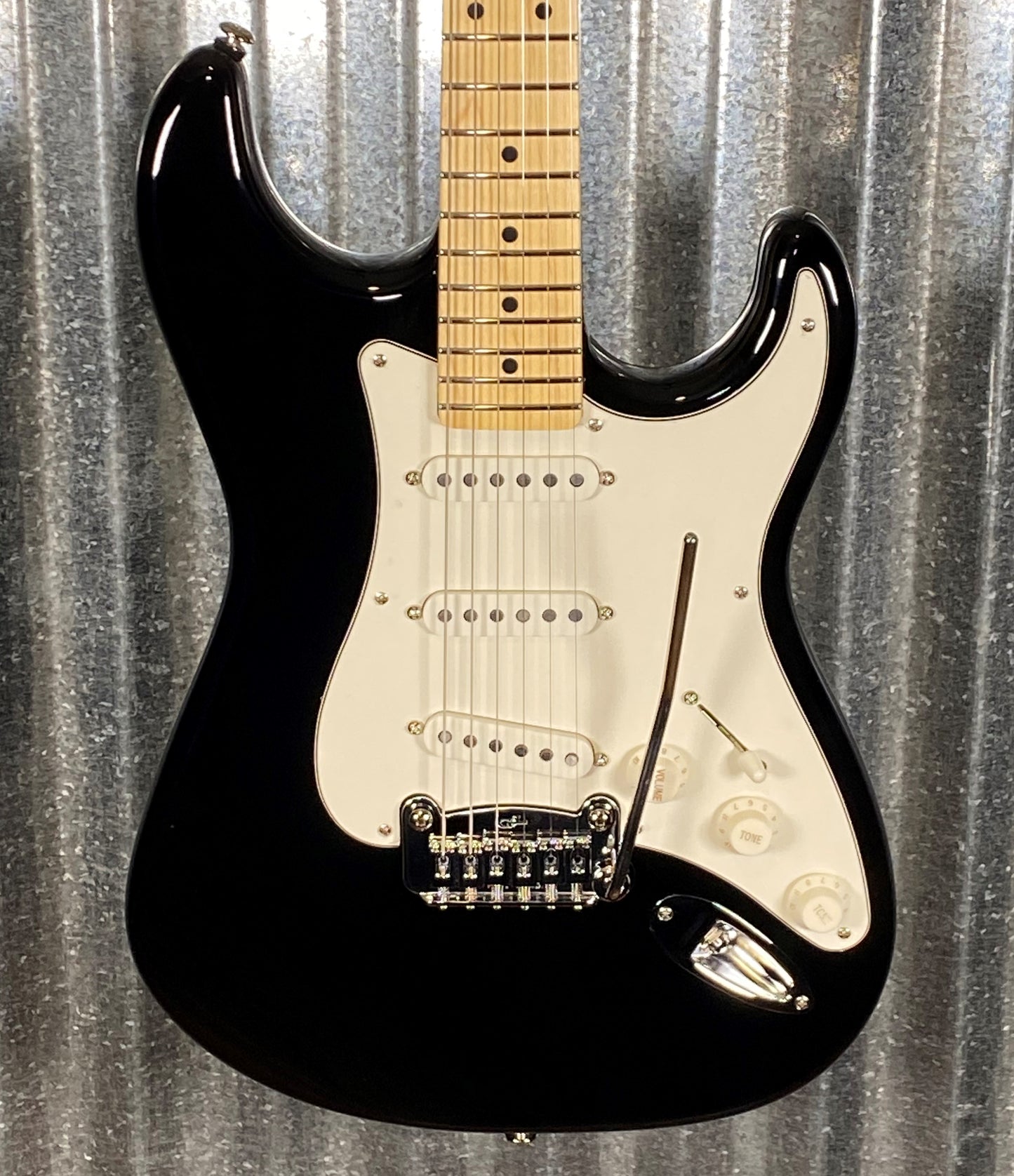G&L USA 2023 Fullerton Deluxe Legacy Jet Black Guitar & Bag #2031 Used