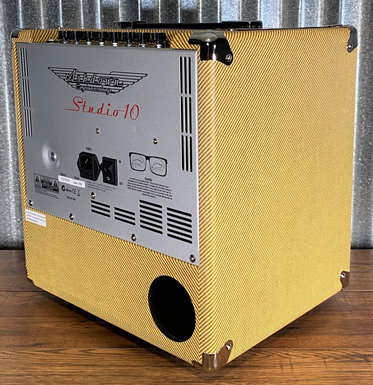 Ashdown TW-STUDIO10 25th Anniversary Studio 10 1x10" 60 watt Tweed Bass Combo Amplifier