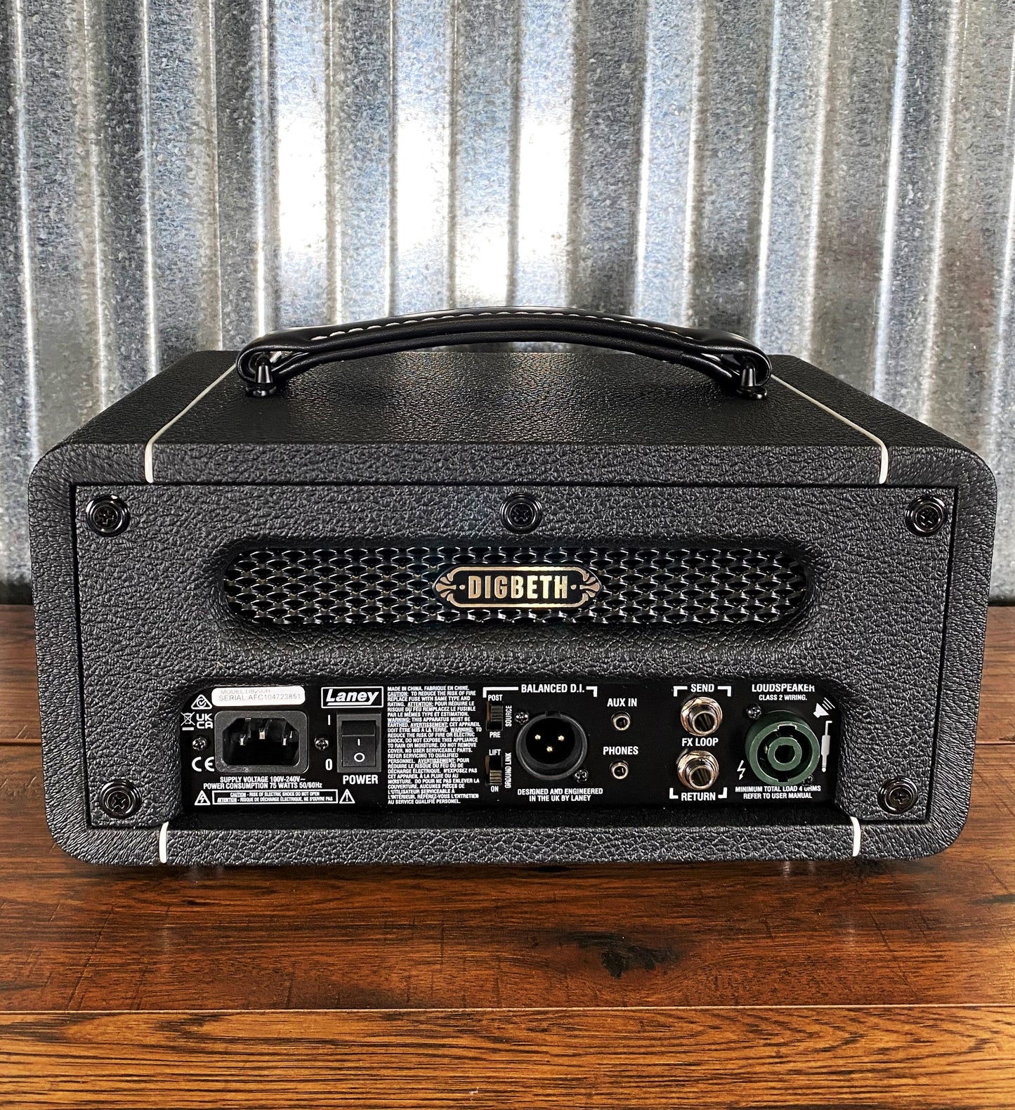 Laney Digbeth DB200H 200 Watt Preamp Bass Head Amplifier