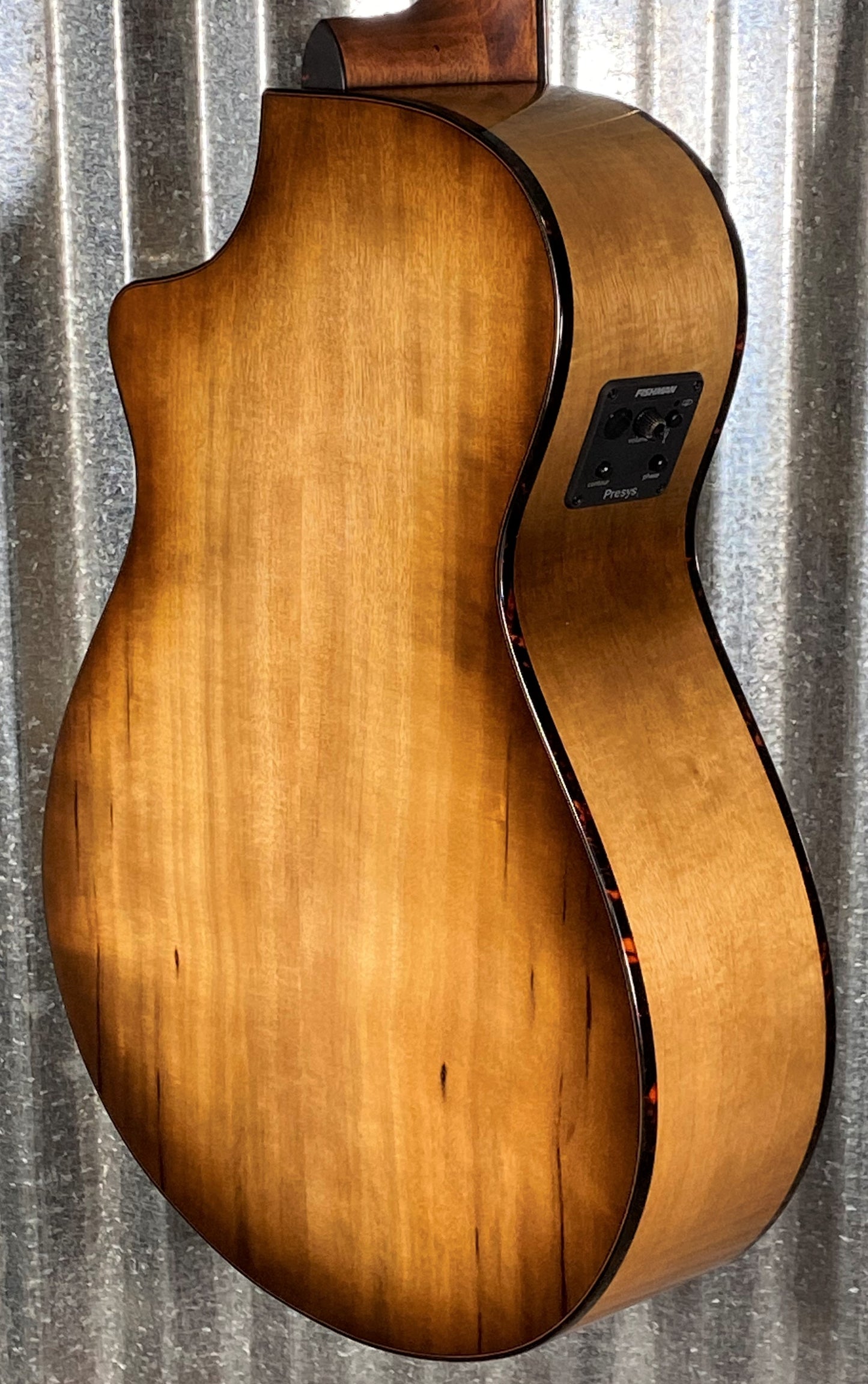 Breedlove Pursuit Exotic S Concert Amber CE Myrtlewood Acoustic Electric Guitar PSCN49CEMYMY #3511