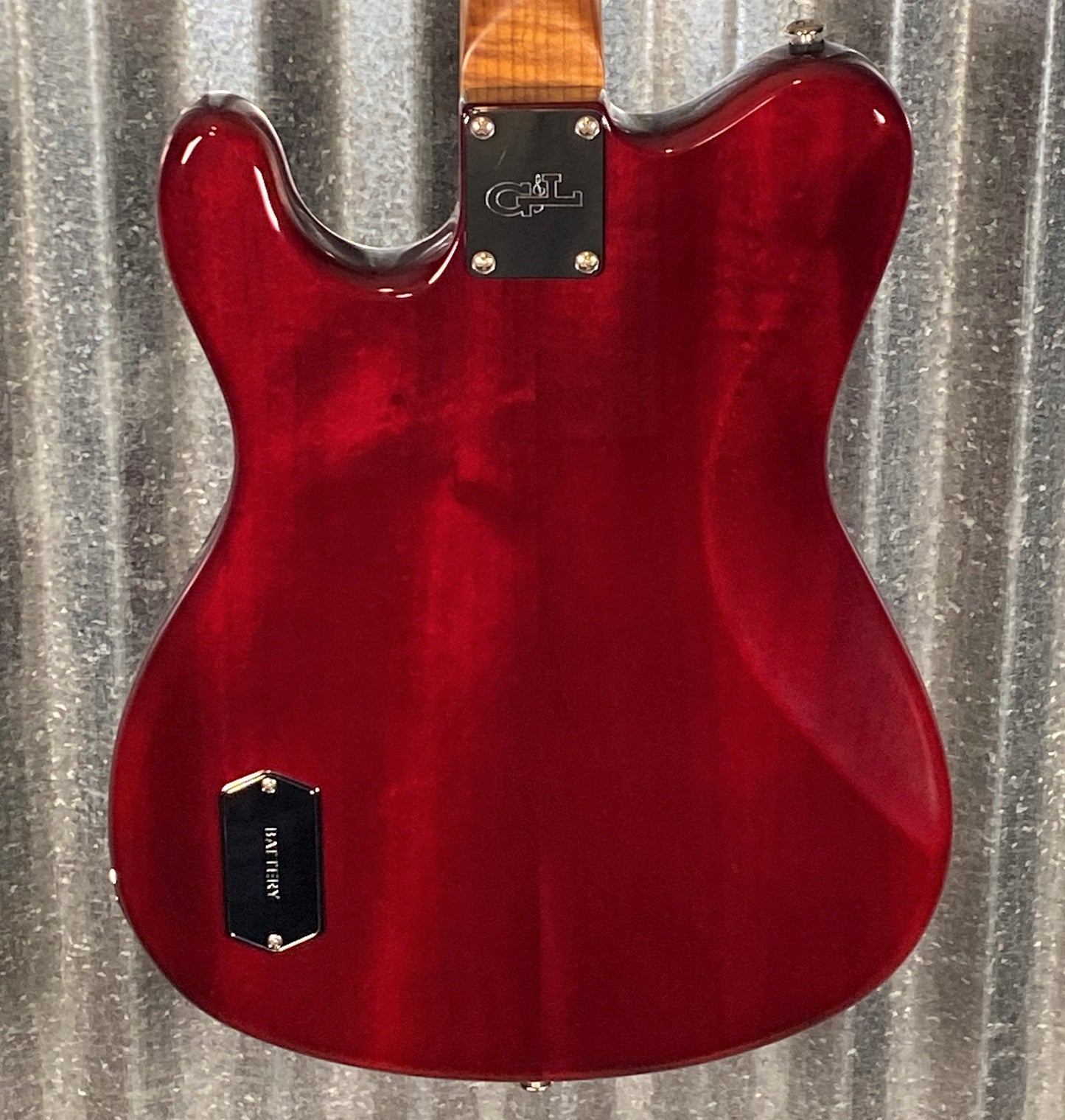G&L USA Custom Shop CLF Research Espada 40th Anniversary Quilt Top Ruby Gem Guitar & Case #9008 Used