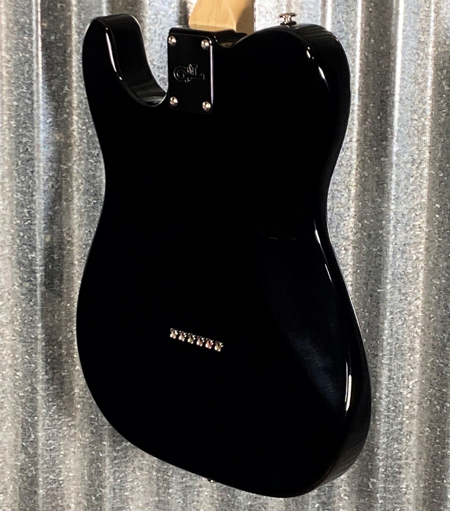 G&L USA ASAT Classic Jet Black Guitar & Bag #1147 Used