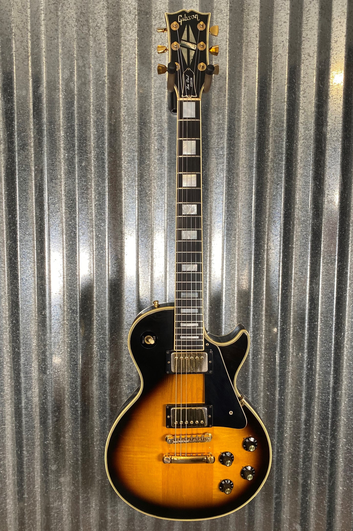 Gibson USA 1975 20th Anniversary Les Paul Custom Tobacco Sunburst Guitar & Case #3743 Used