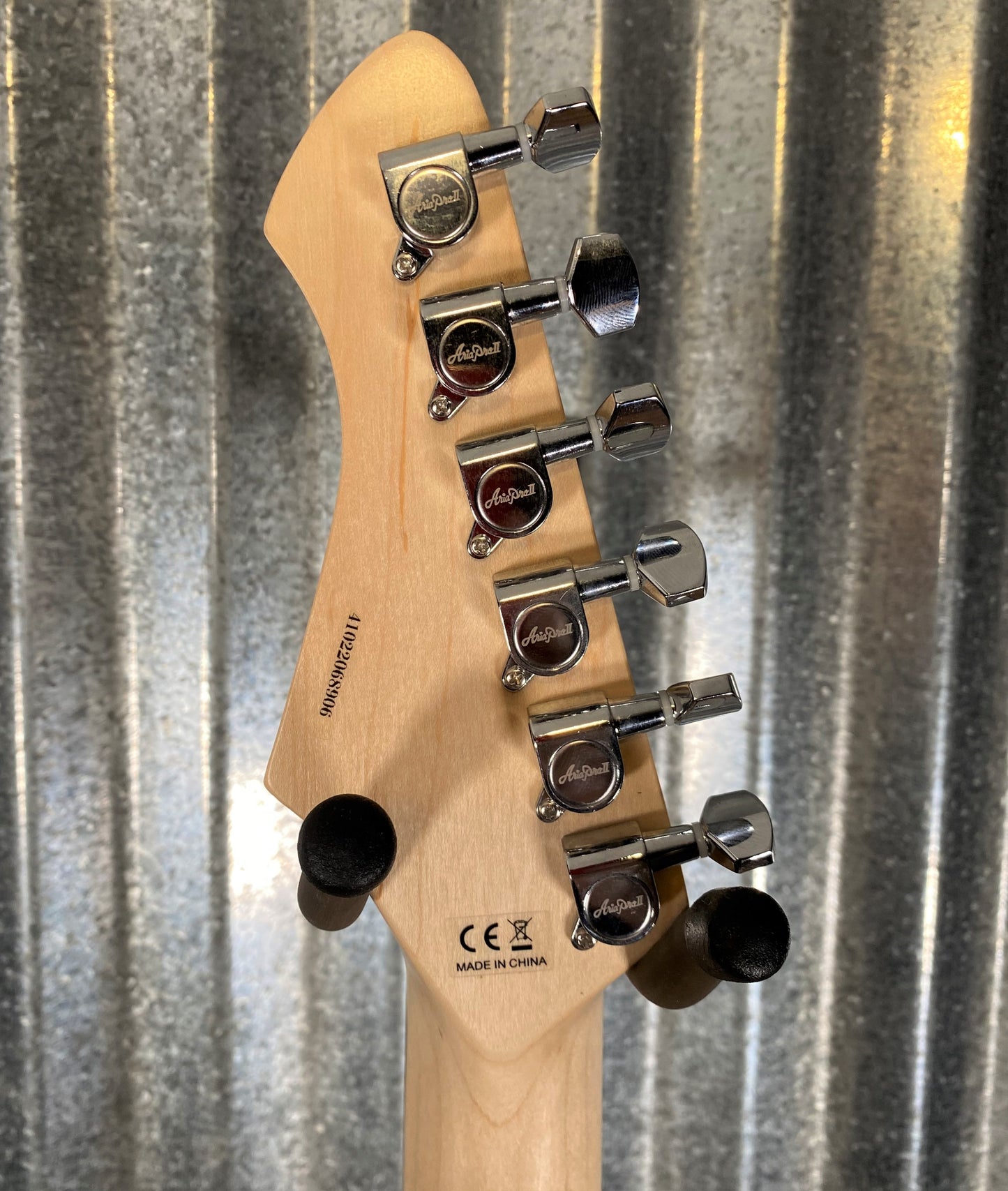 ARIA Pro II JET-BTONE-SVW Baritone Guitar See Through Vintage White #8906