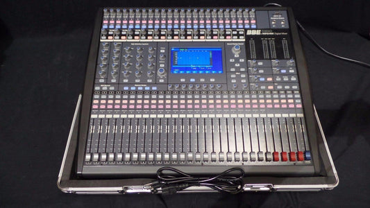 BBE MP24M 24 Channel Digital Mixer with USB, AES/EBU Card and DIrect I/O & Case