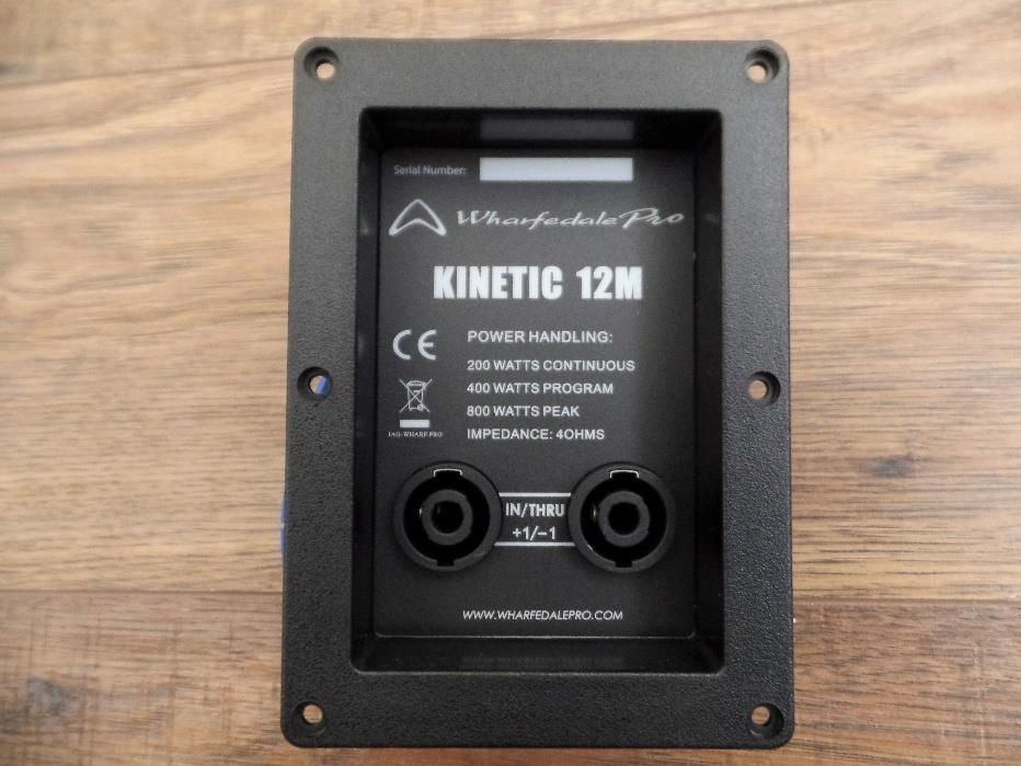 Wharfedale Pro Kinetic 12M Crossover Assembly 4 OHM Part # 600-218590001R