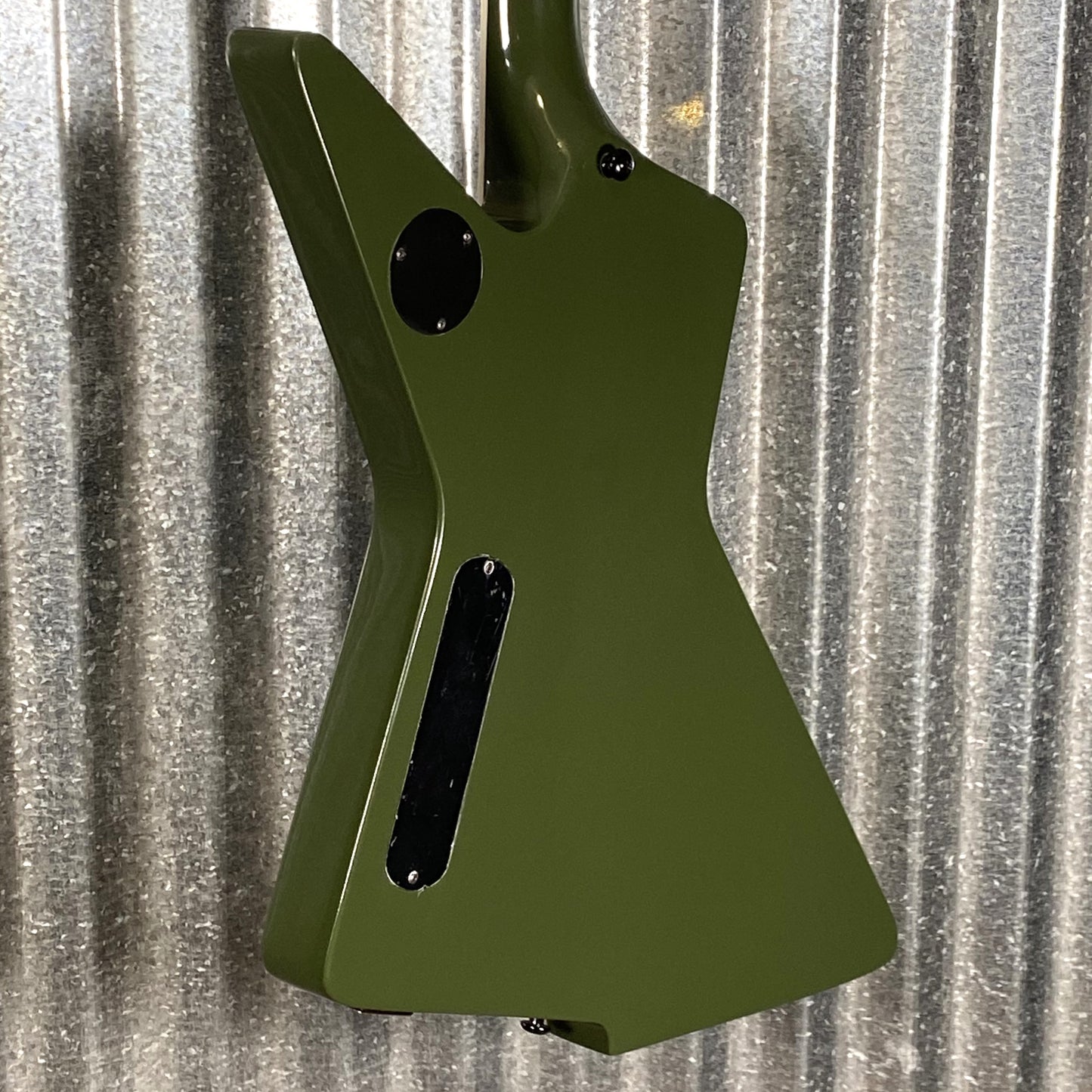 Westcreek Revenge Explorer Army Green Guitar #0266 Used