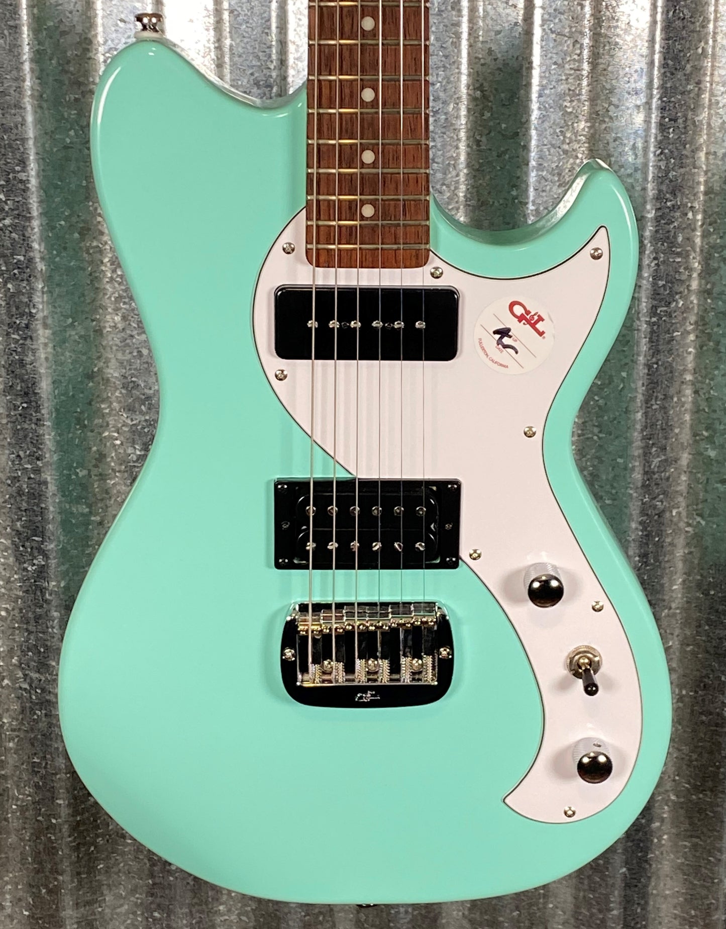 G&L Tribute Fallout Mint Green Guitar #3085