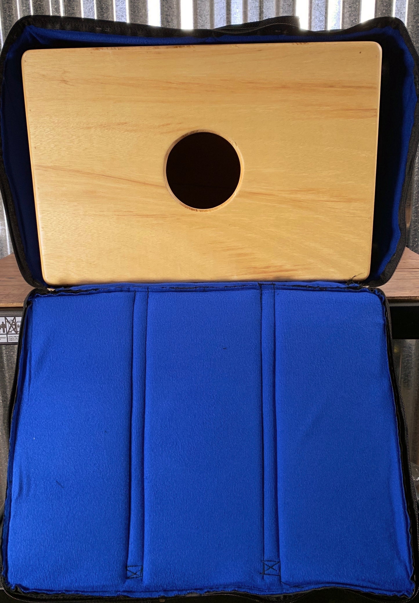 ATempo Percussion CJ-PERF-03 Black Stripe Performance Series Cajon & Bag