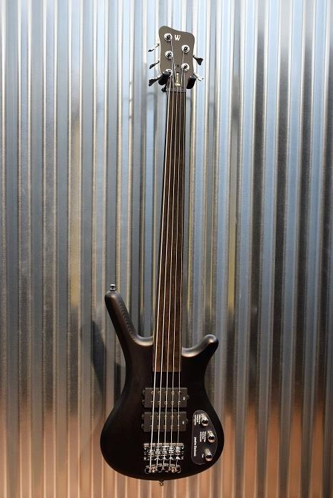 Warwick Rockbass Corvette $$ 5 String Fretless Bass Nirvana Black & Case #2615