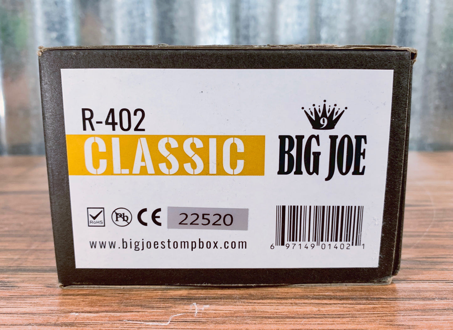 Big Joe Stomp Box Analog Classic R-402 Raw Series Overdrive Guitar Effects Pedal