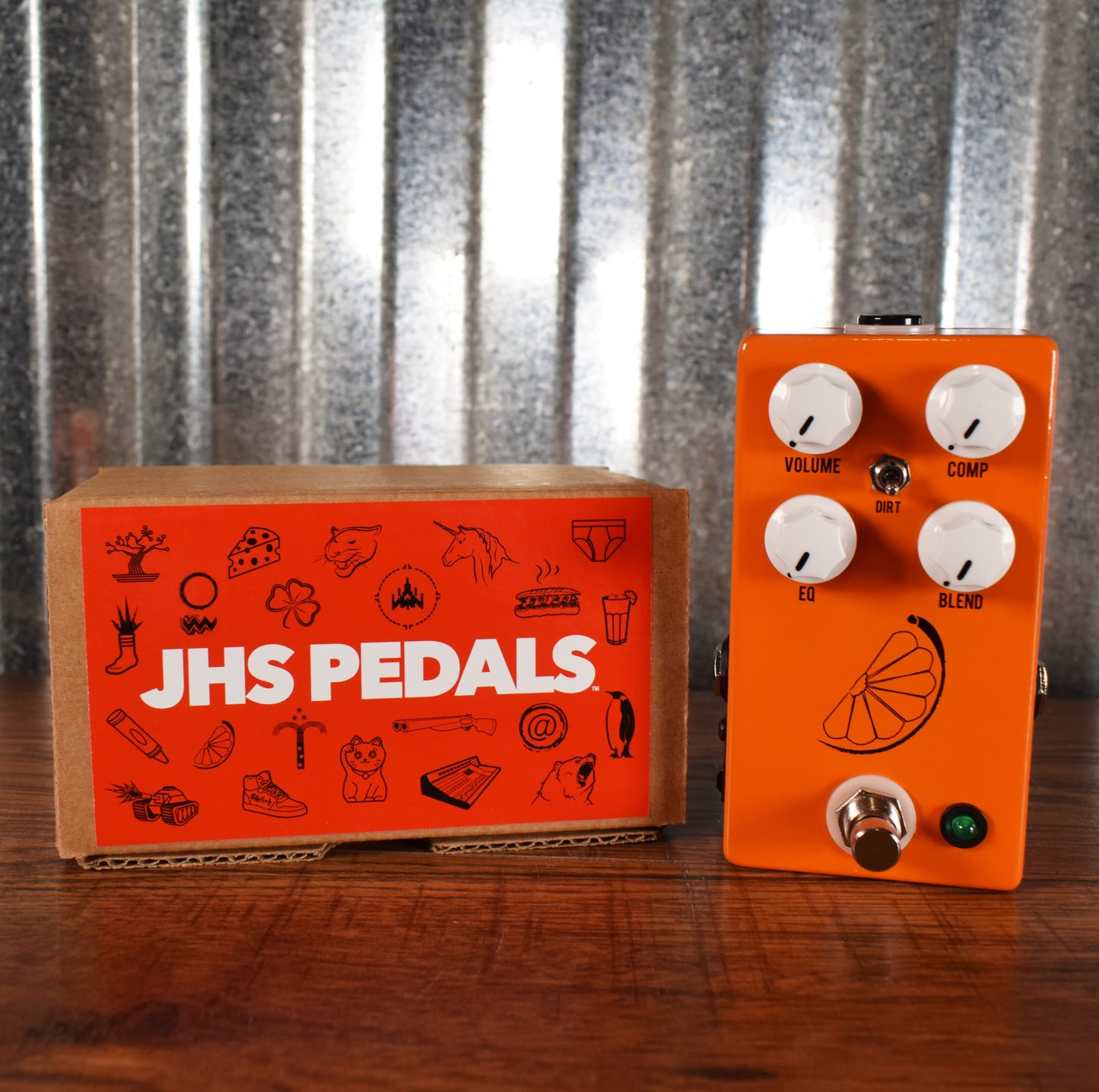 JHS Pedals Pulp N Peel V4 Compressor Preamp DI Guitar Effect Pedal