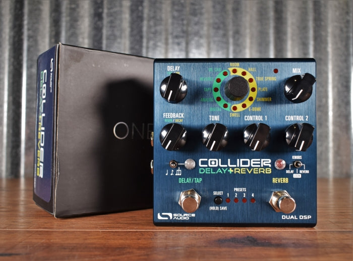 Source Audio SA263 One Series Collider Delay & Reverb Guitar Effects Pedal