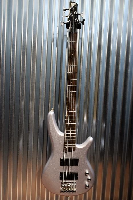 Ibanez SR305DX Metallic Silver 5 String 2 Band Active EQ Bass #182