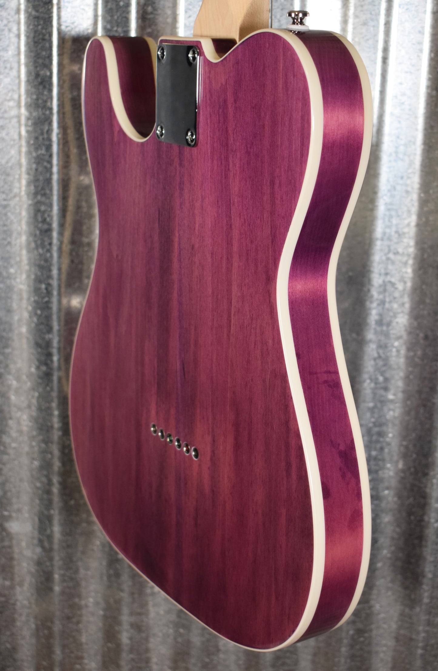 G&L Tribute Limited Edition ASAT Classic Semi Hollow Double Bound Lilac Guitar #0079