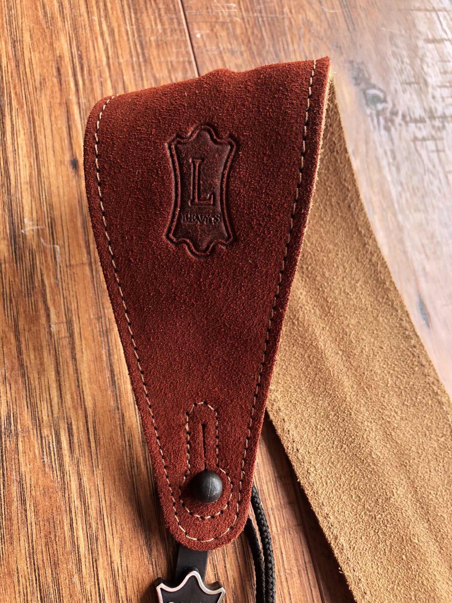 Levy's Leather MS317HUD-RST 2.5 Hudson Series Designer Guitar Strap Rust