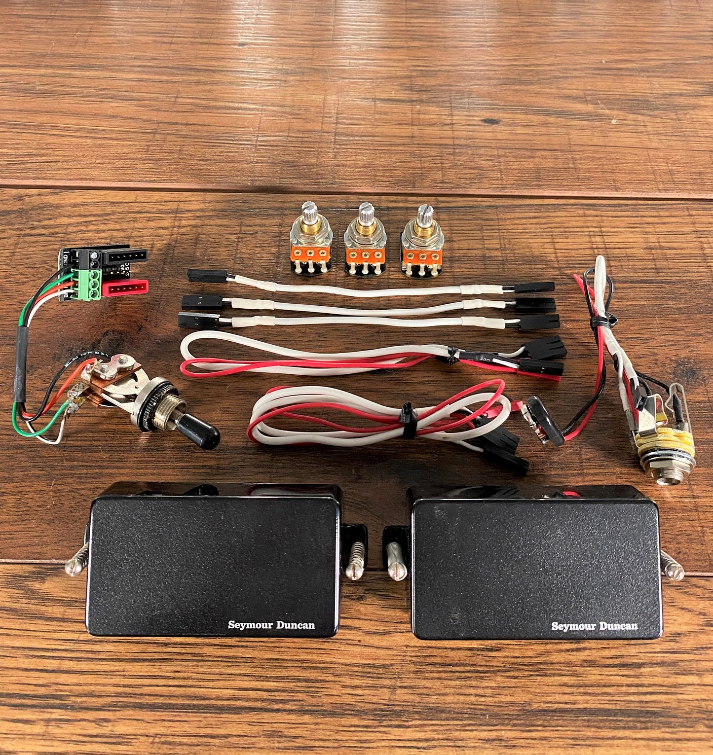 Seymour Duncan Blackouts HB Bridge & Neck Active Pickup Set with EMG Wiring Kit Used