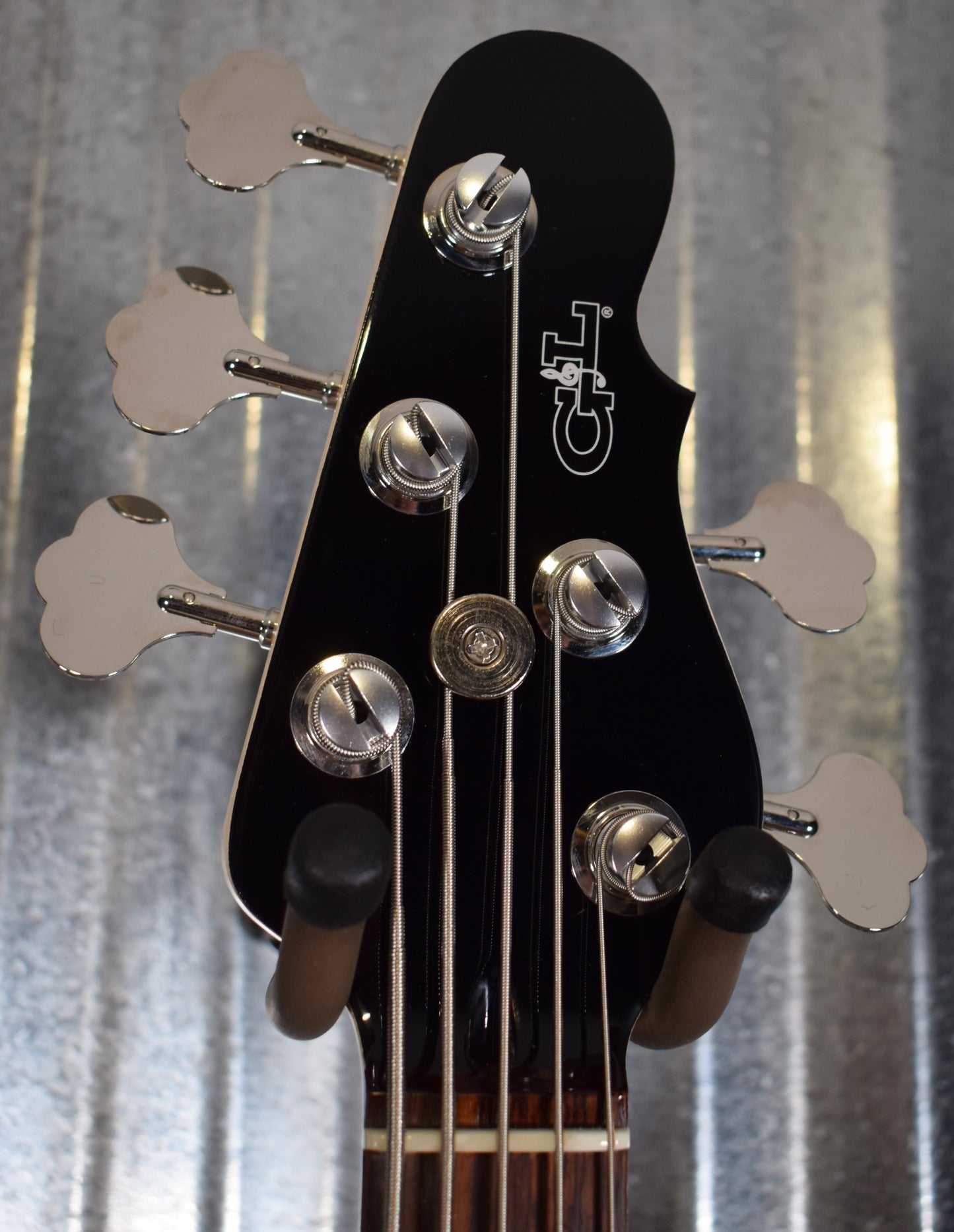 G&L USA L-2500 Jet Black 5 String Bass Rosewood Satin Neck & Case #6212
