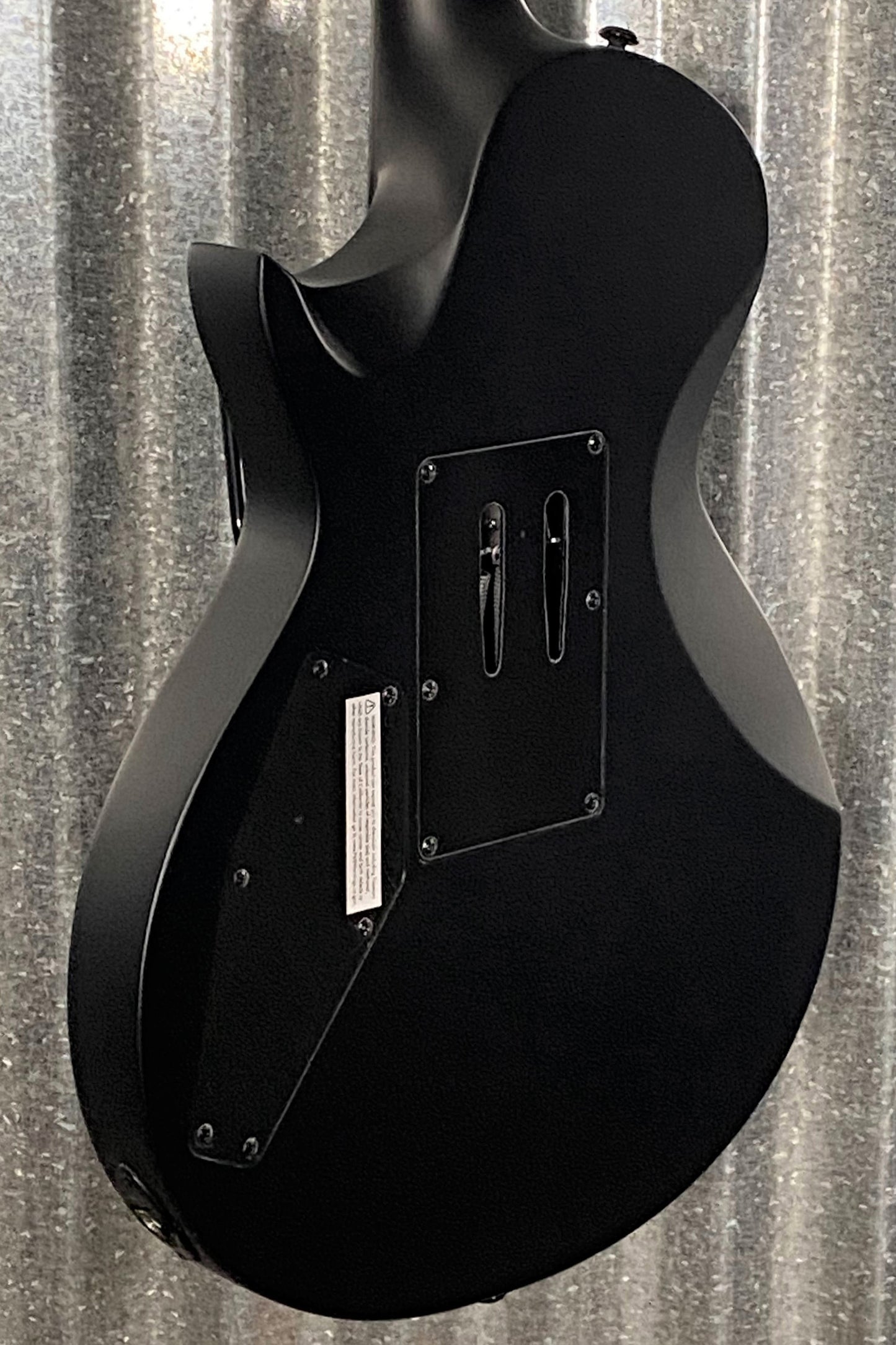 ESP LTD EC Black Metal Eclipse Seymour Duncan Black Satin Guitar LECBKMBLKS #0863 Used