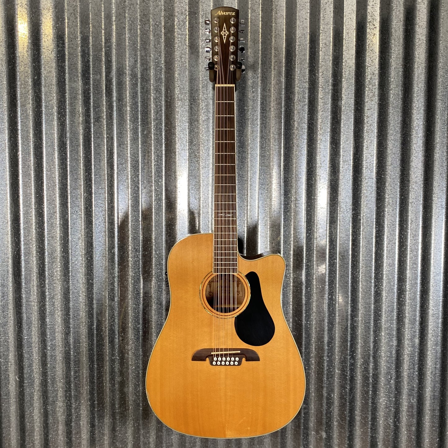 Alvarez Artist Series AD6012CE 12 String Cutaway Acoustic Electric Guitar & Case #0890 Used