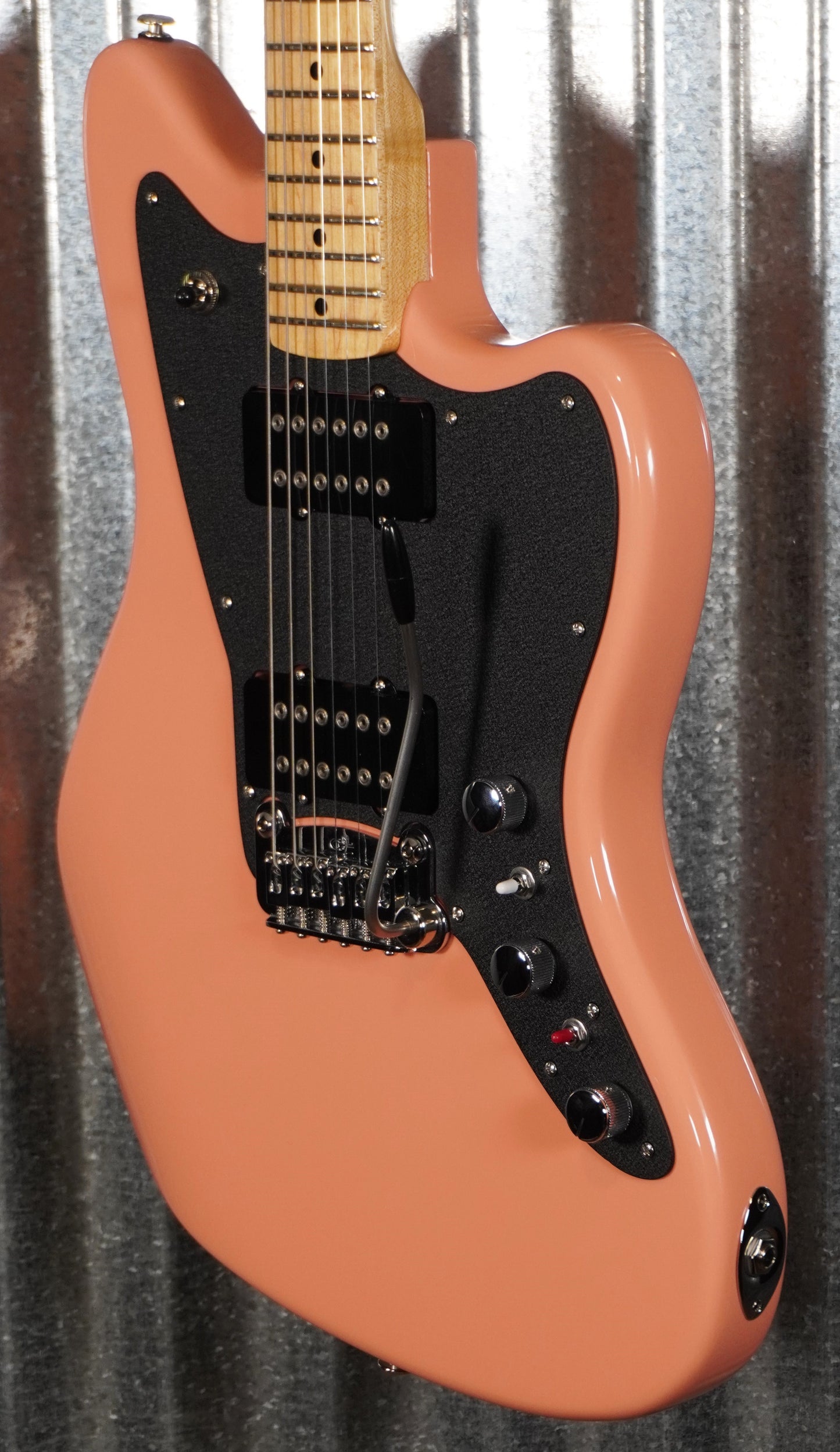 G&L USA CLF Doheny V12 Sunset Coral Rosewood Satin Neck Guitar & Case #6167
