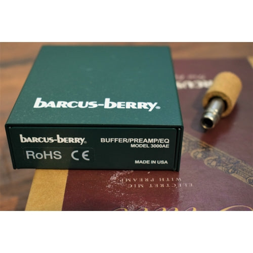 Barcus Berry 6100 Flute Electret Microphone & Preamp Used