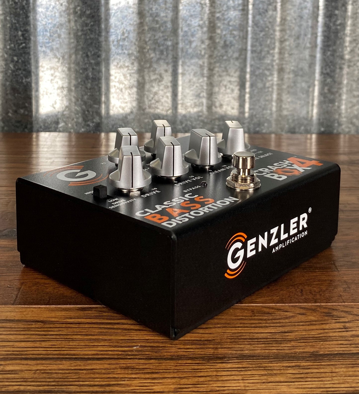 Genzler Amplification CB-4 Crash Box 4 Mode Classic Bass Distortion Effect Pedal