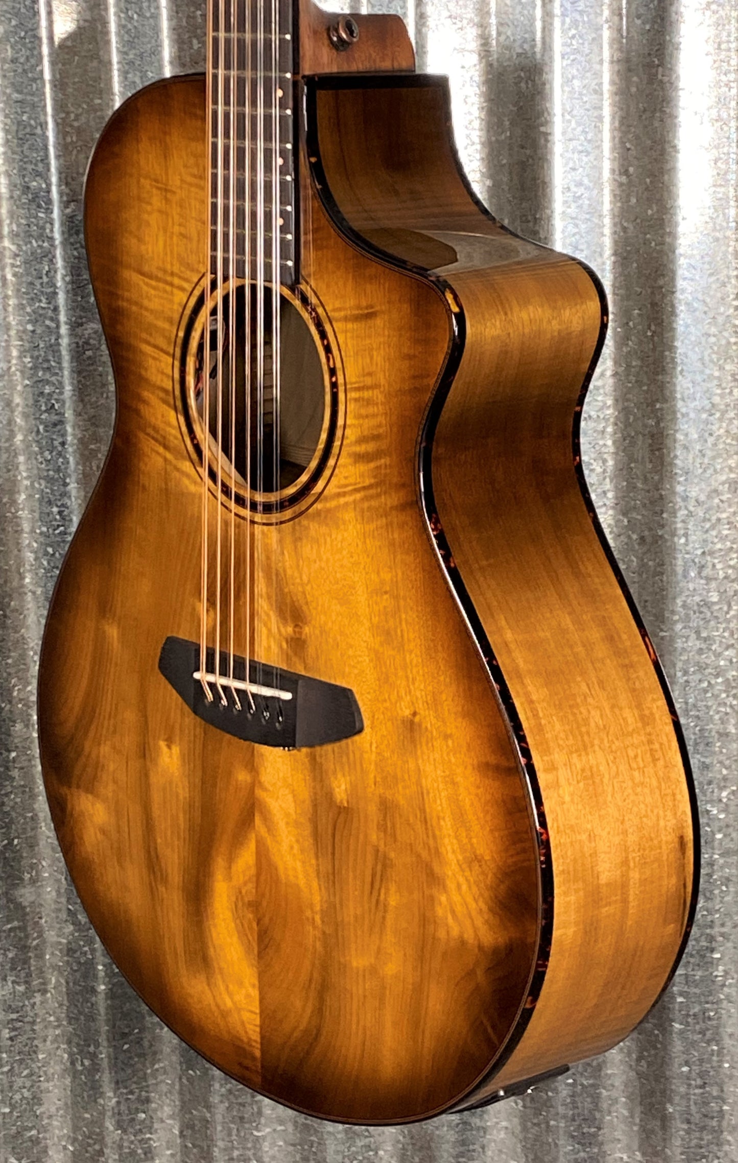 Breedlove Pursuit Exotic S Concert Amber 12 String CE Myrtlewood Acoustic Electric Guitar PSCN49XCEMYMY #9269