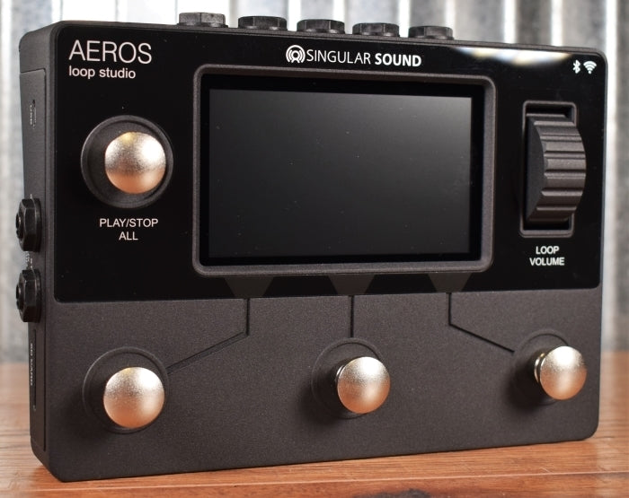 Singular Sound Aeros Loop Studio Guitar Effect Pedal Looper Demo