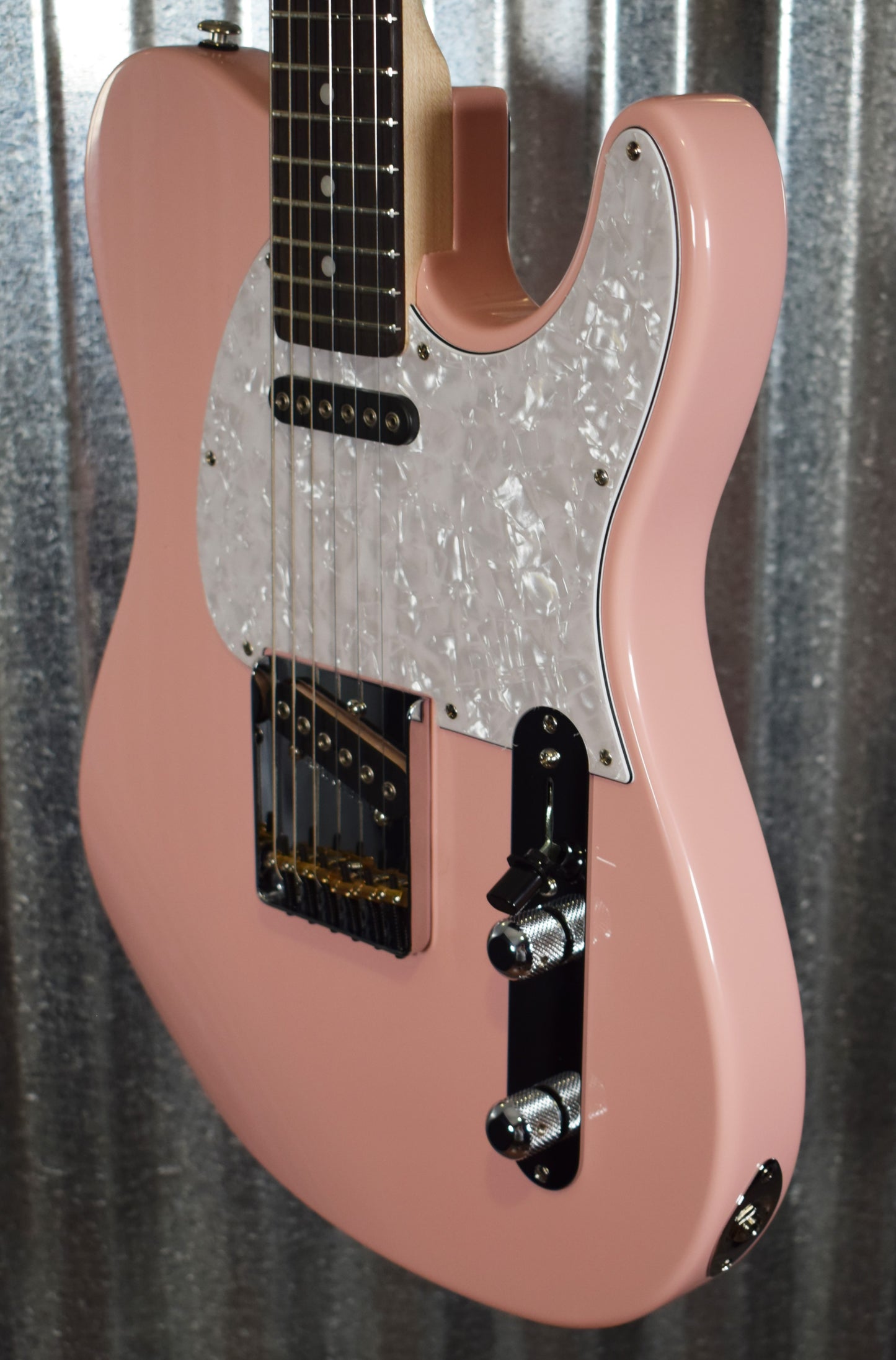 G&L USA ASAT Classic Shell Pink Rosewood Satin Neck Guitar & Case #5198