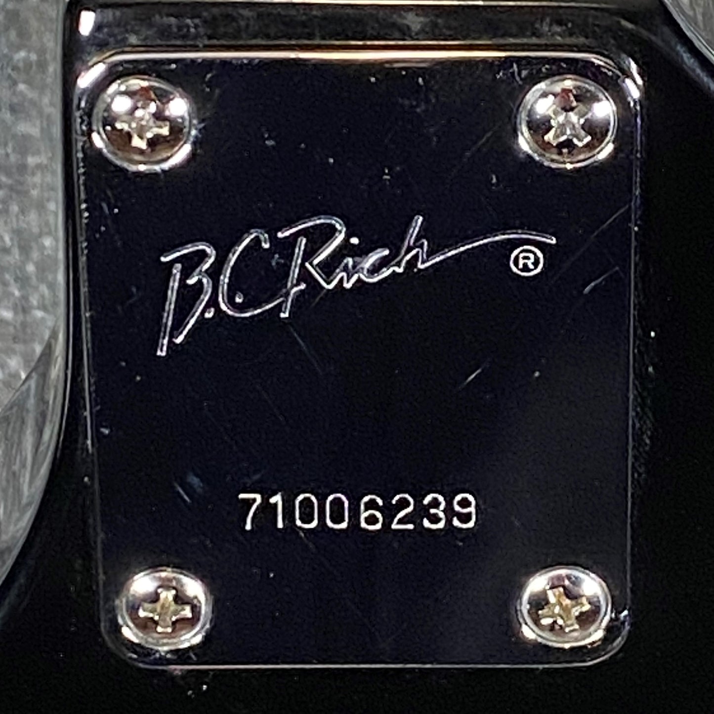 BC Rich Warlock Bronze Series Black Guitar & Bag #6239 Used