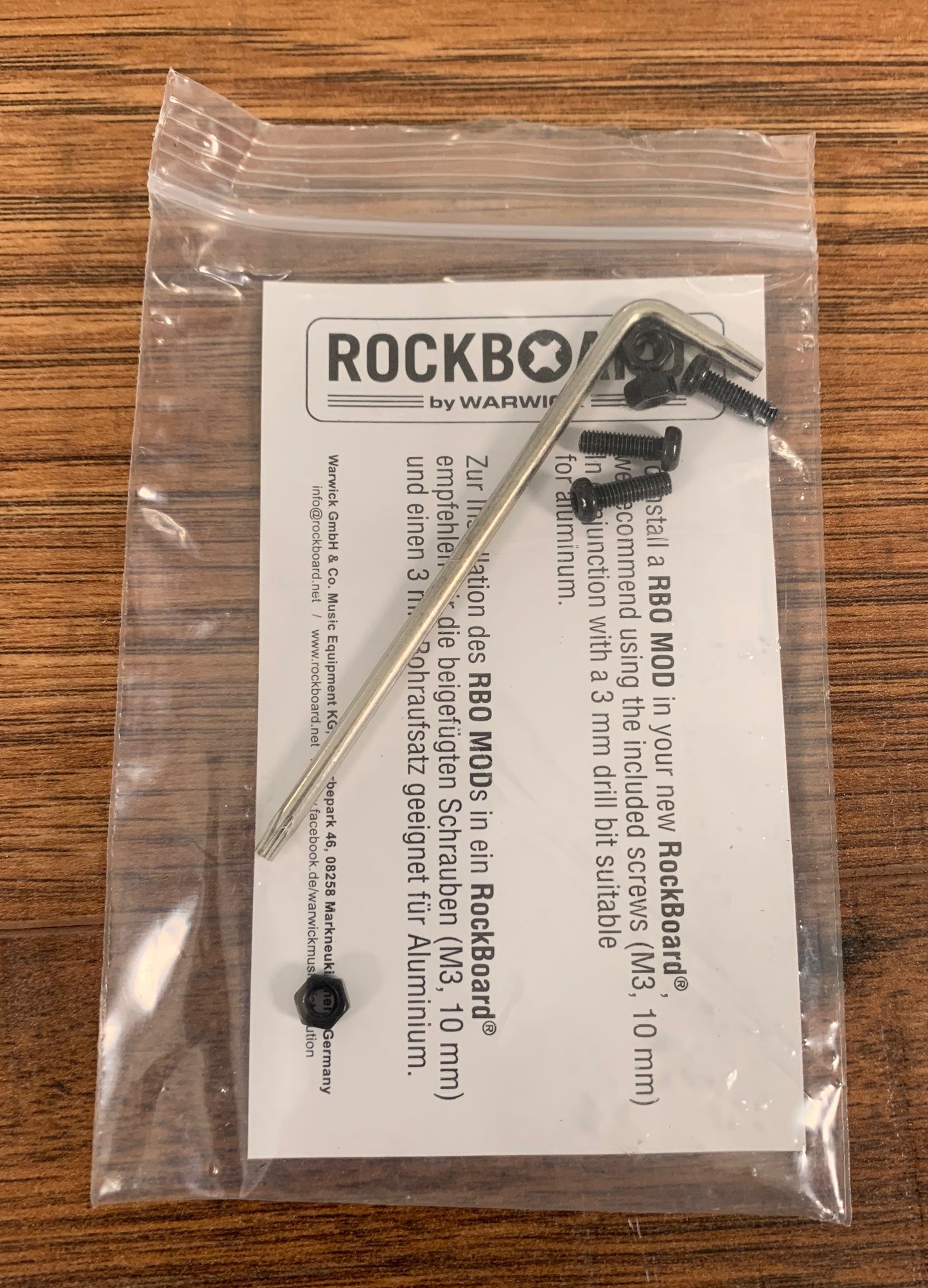 Warwick Rockboard MOD 3 White TRS XLR Vocal Guitar Effect Pedalboard Patchbay Module