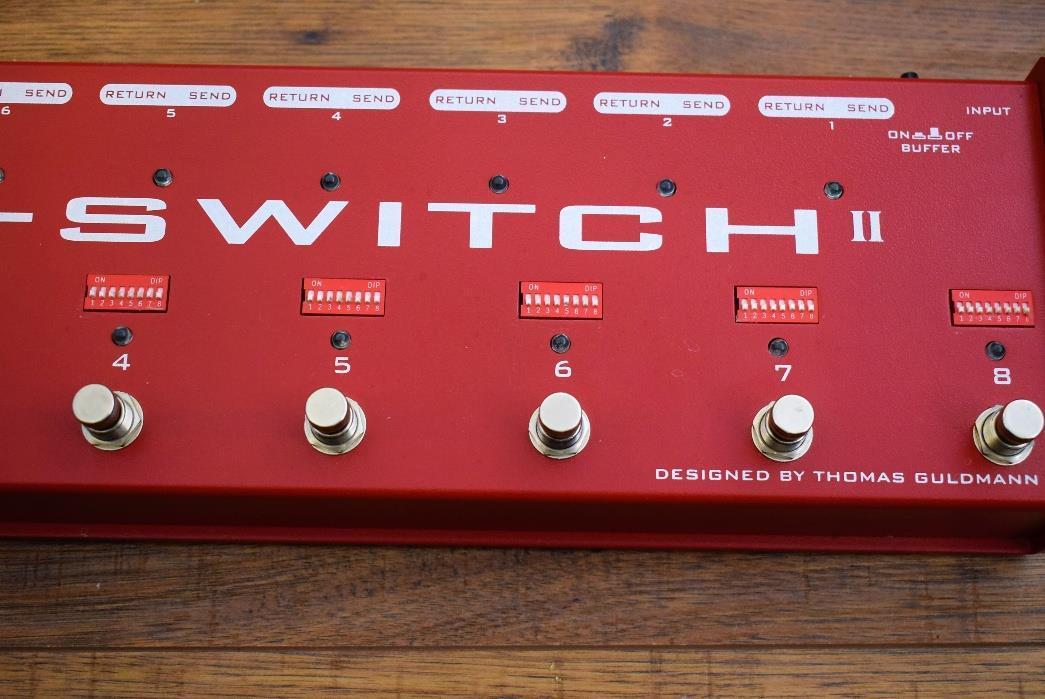 Carl Martin Octa-Swtich MK II Guitar Effect Pedalboard Pedal Switcher