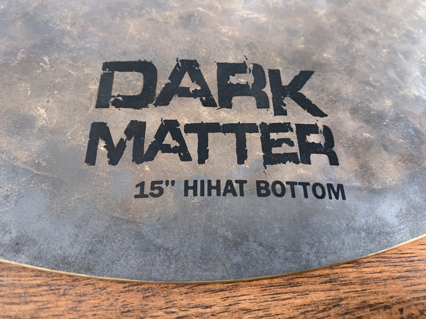 Dream Cymbals DMHH15 Dark Matter Series Hand Forged & Hammered 15" Hi Hat Set