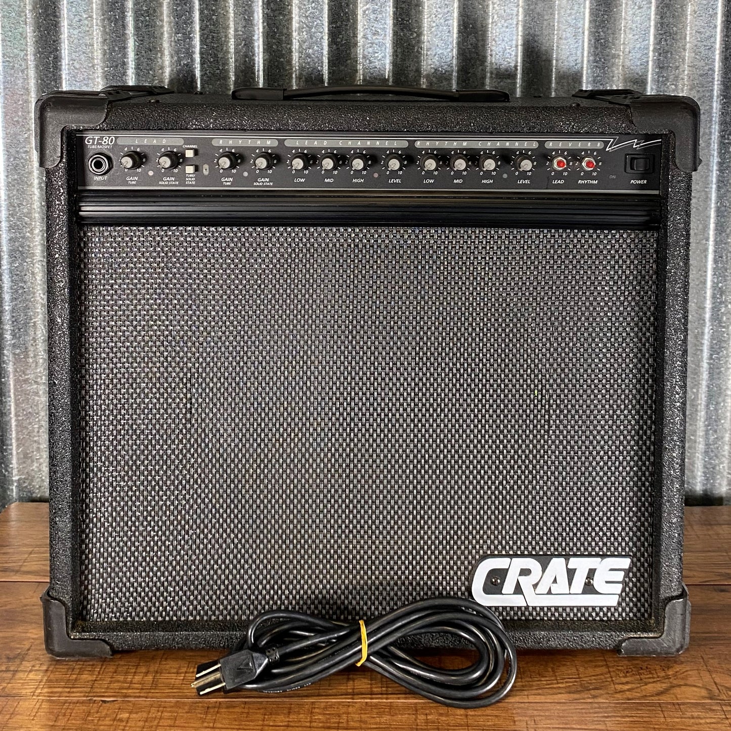 Crate USA GT-80 Tube Mosfet Hybrid 1x12" 80 Watt Two Channel Guitar Amplifier Combo Used