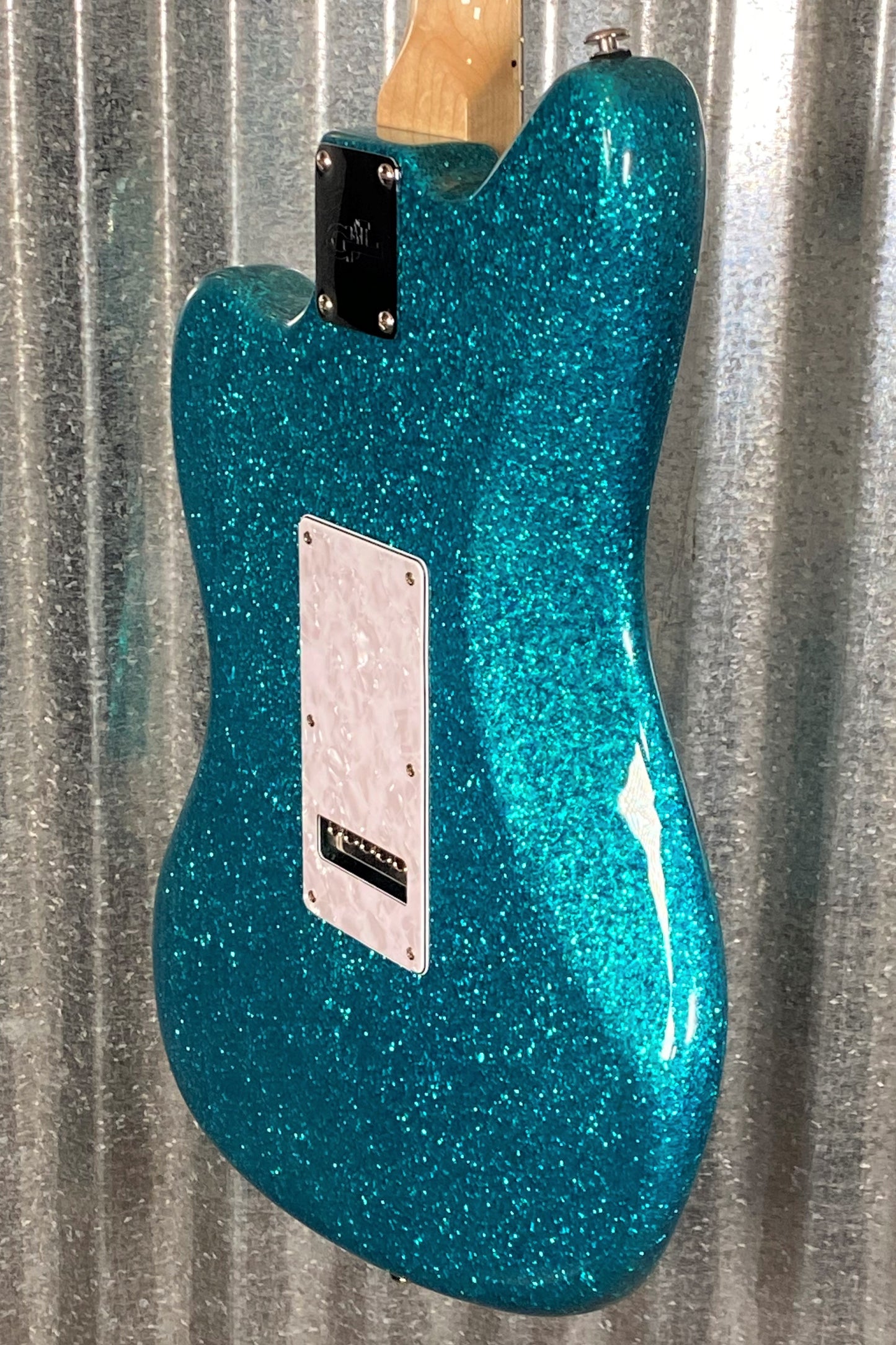 G&L USA Doheny Turquoise Metal Flake Guitar & Case #6225
