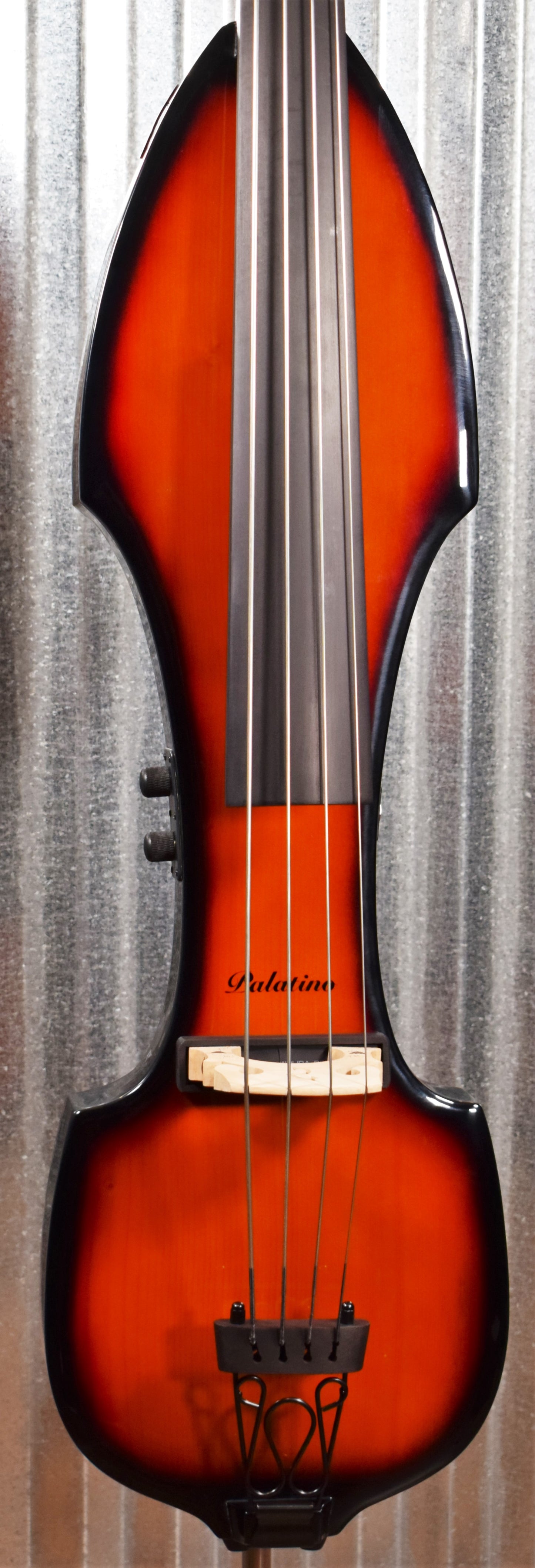 Palatino VE-500 Electric Upright Bass Sunburst & Bag #3