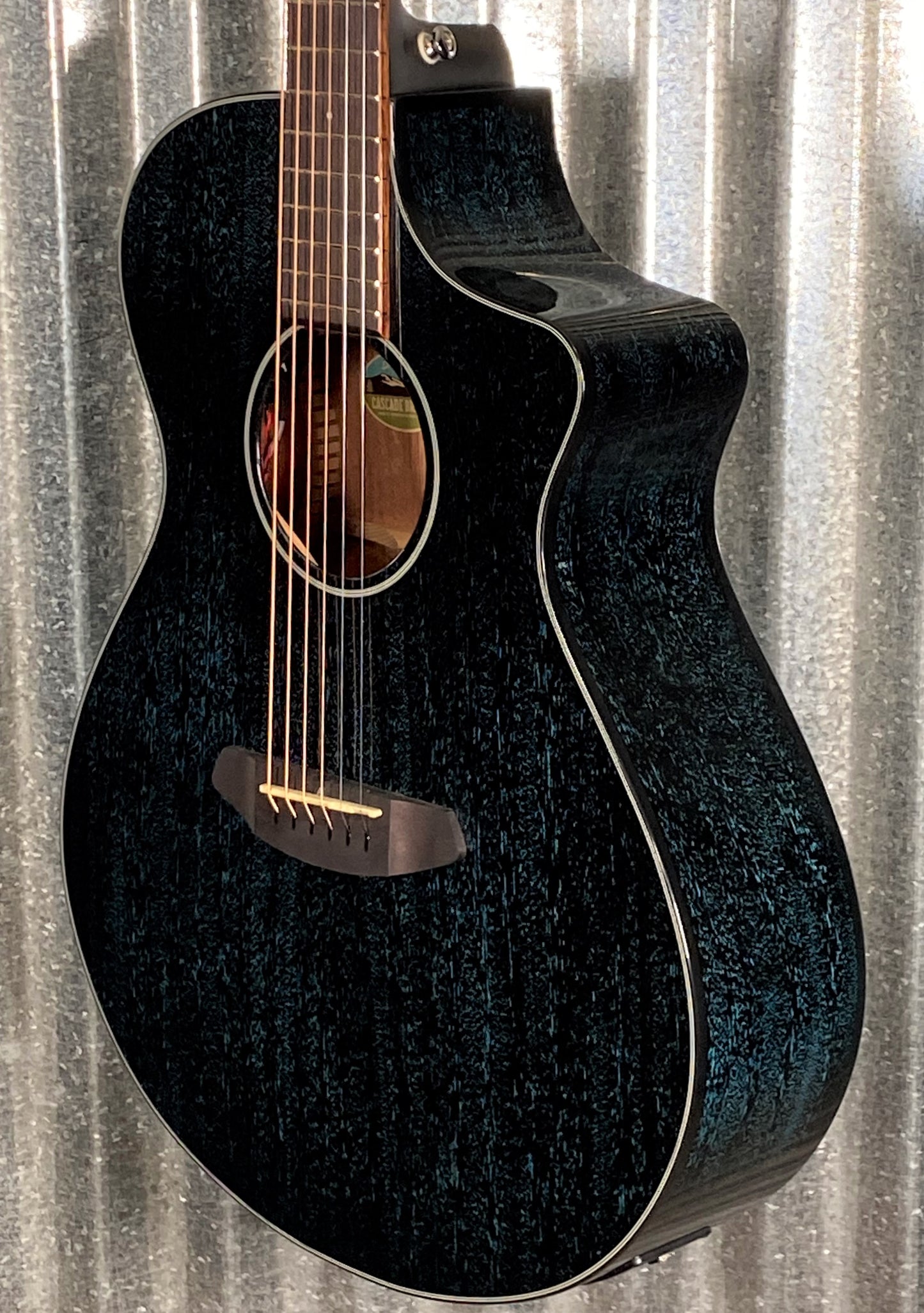 Breedlove Rainforest S Concert Midnight Blue CE Mahogany Acoustic Electric Guitar RFCN54CEAMAM #9008