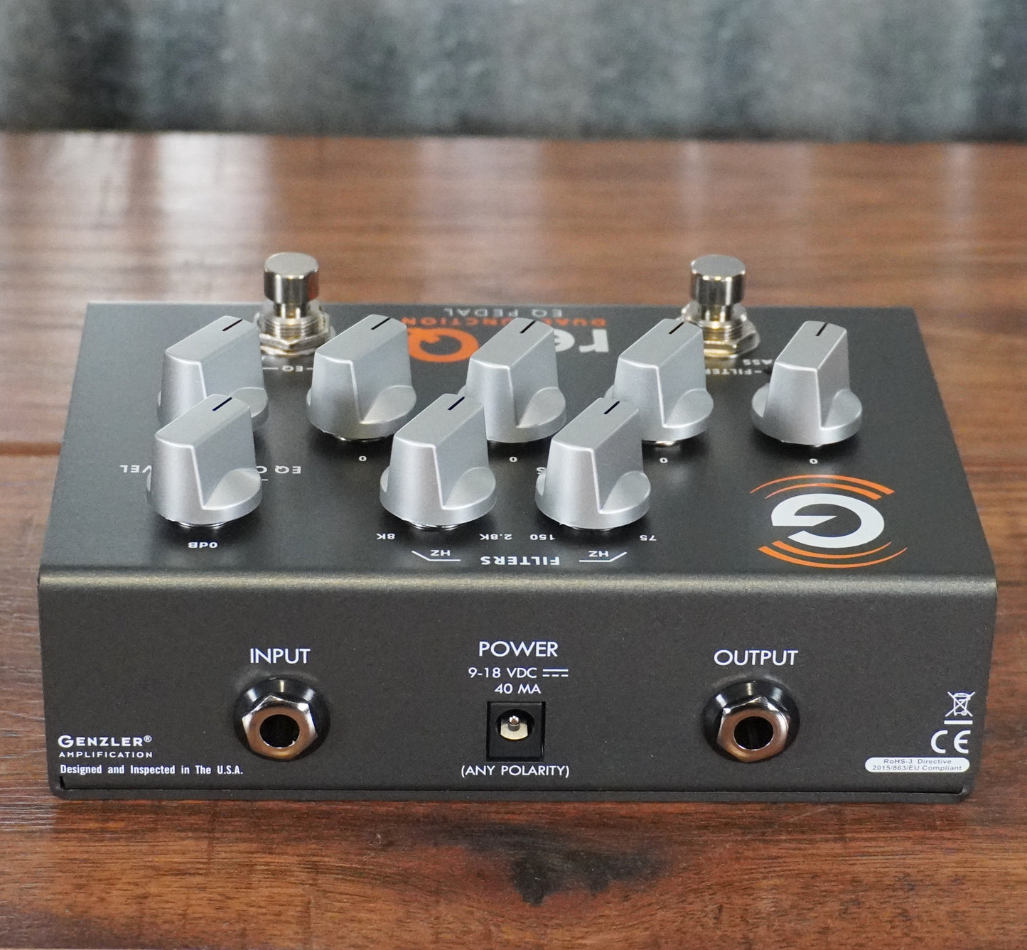 Genzler re/Q Dual Function EQ Bass Effect Pedal RE-Q Demo