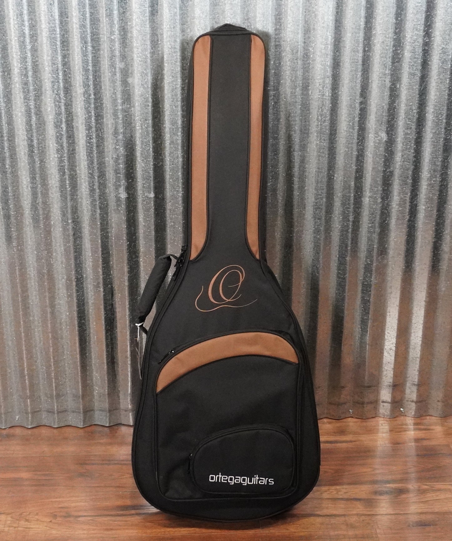 Ortega RCE159-8 Solid Top Nylon 8 String Acoustic Electric Guitar Natural & Bag #0376