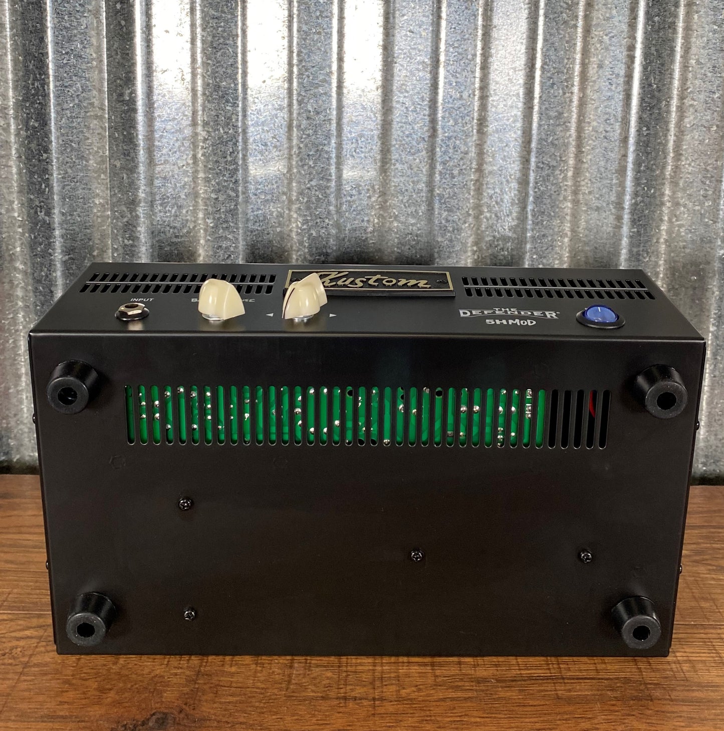 Kustom Amplification Defender 5HMOD 5 Watt All Tube Guitar Amplifier Head Demo