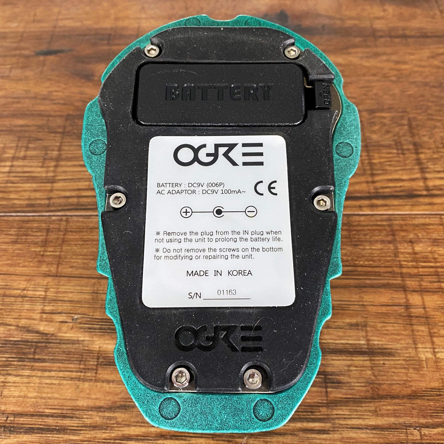 Ogre Kronomaster Digital Analog Delay Special Edition Guitar Effect Pedal Green Used